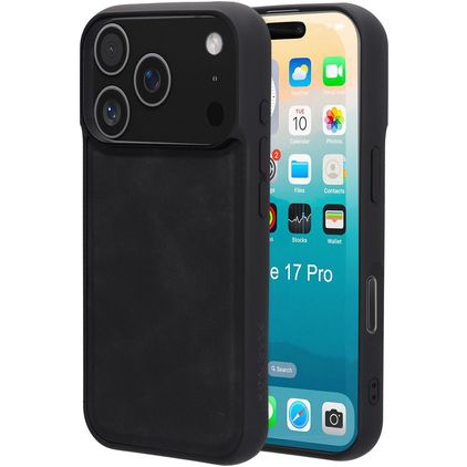 Mobiparts Classic Coque iPhone 17 Pro MagSafe Coque arrière Rigide - Graphite Black