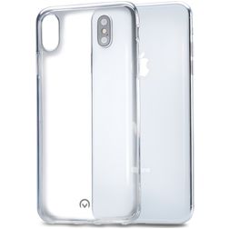 Mobilize Gelly Coque Transparente iPhone XS Max Coque arrière en TPU Souple - Transparent