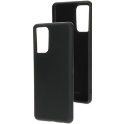 Mobiparts Coque Samsung Galaxy A72 Coque arrière en Silicone - Noir