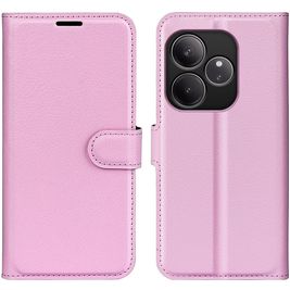 Mobigear Classic Housse Realme GT 6 Etui Porte-Monnaie - Rose