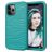 Mobigear Wave iPhone 12 Pro Max Plastique rigide Coque arrière Antichoc - Turquoise