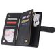 Mobigear Zipper Housse Samsung Galaxy S10 Lite Etui Porte-Monnaie - Noir