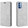 Mobigear Retro Slim Housse OPPO Reno 4 Etui Porte-Monnaie - Gris