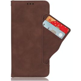 Mobigear Slide Wallet Housse OPPO Find X9 Etui Porte-Monnaie - Marron