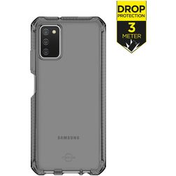 ITSkins SpectrumClear Coque Samsung Galaxy A02s Coque arrière en TPU Souple Anti-Chocs - Smoke