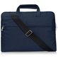 Mobigear Denim Zipper Sac à bandoulière Ordinateur portable 13 - 14 Pouces Sacoche ordinateur - Bleu Marin
