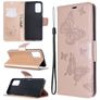 Mobigear Butterfly Housse Samsung Galaxy S20 Plus Etui Porte-Monnaie - Rose doré