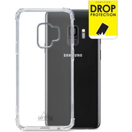 My Style Protective Flex Coque Transparente Samsung Galaxy S9 Coque arrière en TPU Souple Anti-Chocs - Transparent