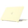 Mobigear Cream Matte MacBook Air 15 Pouces (2023-2026) Coque - Jaune - Model A2941 / A3114 / A3241 / A3448