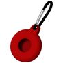 Mobigear Circle Key Coque Apple AirTag Porte-clés en en TPU Souple - Rouge