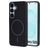 Mobiparts Slim Line Coque Samsung Galaxy S25 MagSafe Coque arrière Rigide - Onyx Black