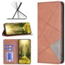 Mobigear Rhombus Slim Housse Xiaomi Redmi Note 11E Etui - Marron