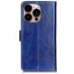 Mobigear Basic Housse iPhone 14 Pro Max Etui Porte-Monnaie - Bleu