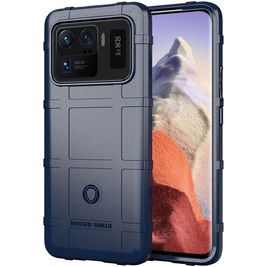 Mobigear Rugged Shield Coque Xiaomi Mi 11 Ultra Coque arrière en TPU Souple Anti-Chocs - Bleu