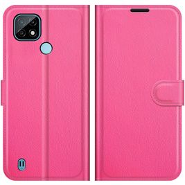 Mobigear Classic Housse Realme C21 Etui Porte-Monnaie - Magenta
