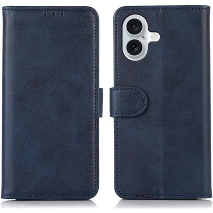 Mobigear Wallet Housse iPhone 17 Etui Porte-Monnaie - Bleu