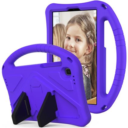 Mobigear AeroArmor Coque Samsung Galaxy Tab A7 Lite Coque de tablette pour enfants avec Poignée Enfants en EVA + Porte-crayon - Violet