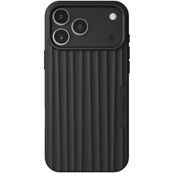 Nudient Bold iPhone 18 Pro Max MagSafe Plastique rigide Coque arrière - Charcoal Black