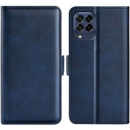 Mobigear Slim Magnet Housse Samsung Galaxy M53 Etui Porte-Monnaie - Dark Blue