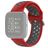 Mobigear Sport Plus Buckle Bracelet Silicone Fitbit Versa 2 Fermeture boucle ardillon - Rouge / Gris