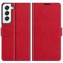 Mobigear Wallet Housse Samsung Galaxy S22 Etui Porte-Monnaie - Rouge