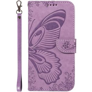 Mobigear Butterfly Housse Samsung Galaxy S25 Etui Porte-Monnaie - Violet