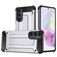 Mobigear Outdoor Samsung Galaxy A16 Plastique rigide Coque arrière Antichoc - Argent