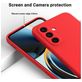 Mobigear Rubber Touch Coque Samsung Galaxy A56 Coque arrière en Silicone - Rouge
