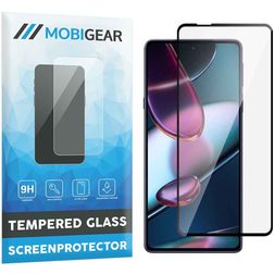 Mobigear Premium Motorola Edge X30 Verre trempé Protection d'écran - Compatible Coque - Noir