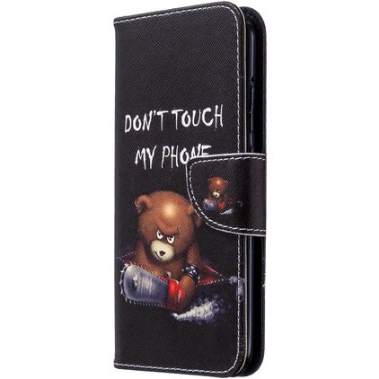 Mobigear Design Housse Huawei P40 Lite E Etui Porte-Monnaie - Do Not Touch