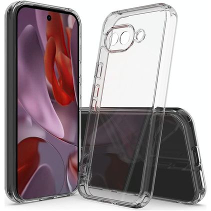 Mobigear Crystal Coque Transparente Google Pixel 9a Coque arrière Rigide - Transparent