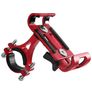 Mobigear Alloy Fixing Support Vélo / Moto Guidon Pince Universel - Rouge