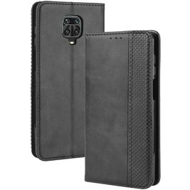 Mobigear Sensation Housse Xiaomi Redmi Note 9S Etui Porte-Monnaie - Noir