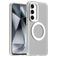 Mobigear Shockproof Coque Samsung Galaxy S24 FE MagSafe Coque arrière Rigide - Blanc