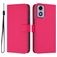 Mobigear Urban Wallet Housse Motorola Moto E14 Etui Porte-Monnaie - Rose Red