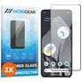 Mobigear Premium Google Pixel 8 Pro Verre trempé Protection d'écran - Compatible Coque - Noir (Lot de 2)