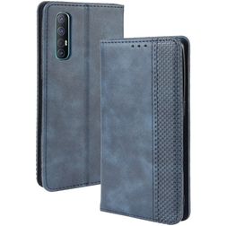 Mobigear Sensation Housse OPPO Reno 3 Pro Etui Porte-Monnaie - Bleu