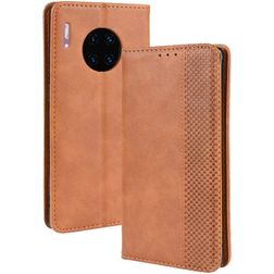 Mobigear Sensation Housse Huawei Mate 30 Pro Etui Porte-Monnaie - Cognac