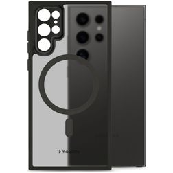 Mobilize Hybrid Coque Samsung Galaxy S24 Ultra MagSafe Coque arrière Rigide Anti-Chocs - Noir