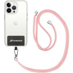 Mobigear Lanyard - Cordon de téléphone universel ajustable - Rose