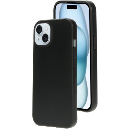 Mobiparts Classic iPhone 15 TPU souple Coque arrière - Matt Black
