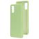 Mobiparts Coque Samsung Galaxy A41 Coque arrière en Silicone - Pistache Green