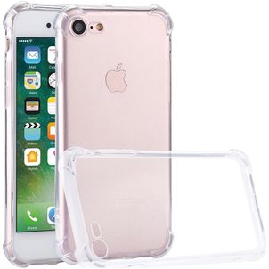 Mobigear Cushion Coque Transparente iPhone SE (2020) Coque arrière en TPU Souple Anti-Chocs - Transparent