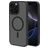Mobiparts Hardcover iPhone 16 Pro Max MagSafe Plastique rigide Coque arrière - Satin Black