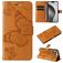 Mobigear Butterfly Housse iPhone 16 Pro Max Etui Porte-Monnaie - Cognac