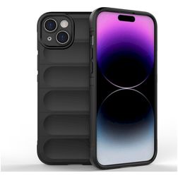 Mobigear Bumpy iPhone 15 Plus TPU souple Coque arrière - Noir