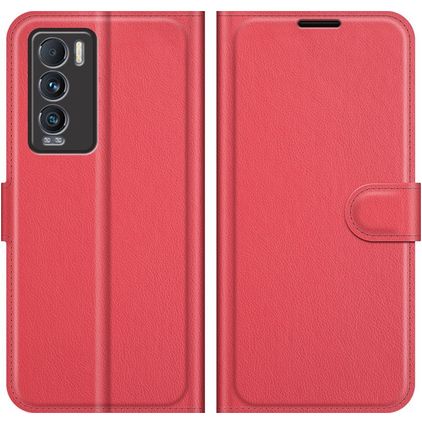 Mobigear Classic Housse Realme GT Master Edition Etui Porte-Monnaie - Rouge