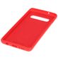 Mobiparts Coque Samsung Galaxy S10 Coque arrière en Silicone - Scarlet Red