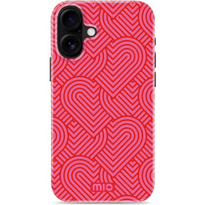 MIO Coque iPhone 16 Plus MagSafe Coque arrière Rigide - Wild Hearts