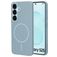Mobiparts Slim Line Samsung Galaxy S25 MagSafe Plastique rigide Coque arrière - Sage Green
